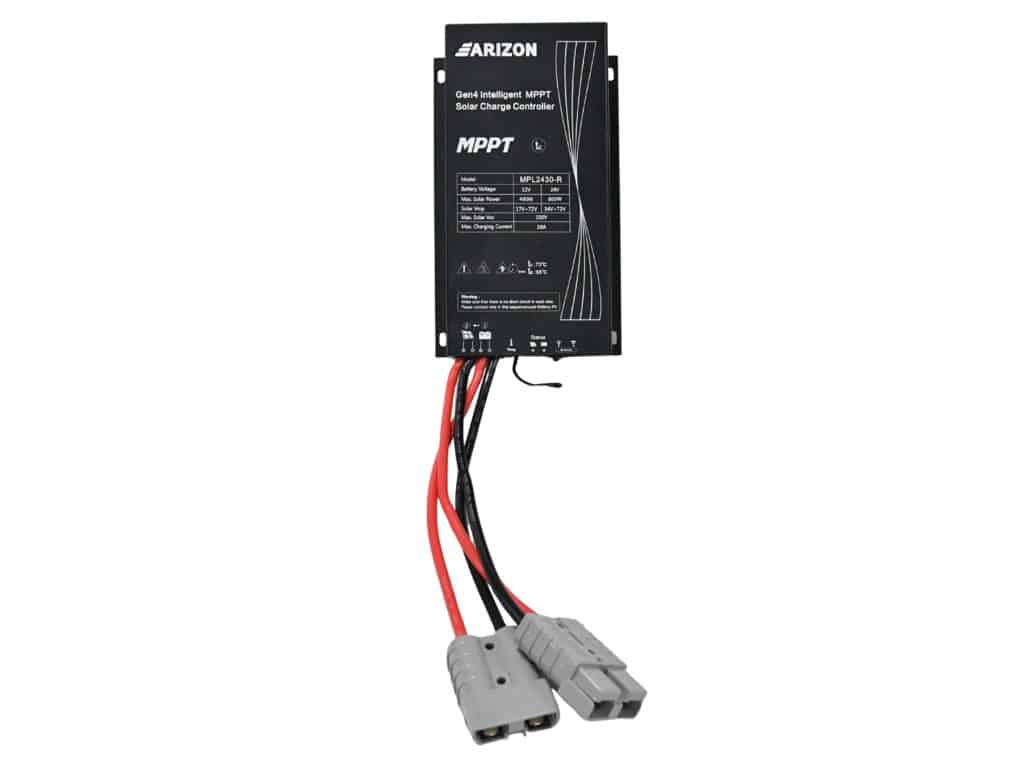 An MPPT Gen4 Intelligent MPPT Solar Charger with two Anderson Plug connections 