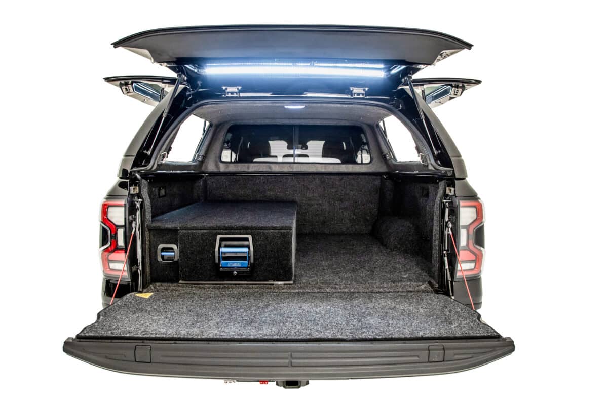 All three doors open at the rear 