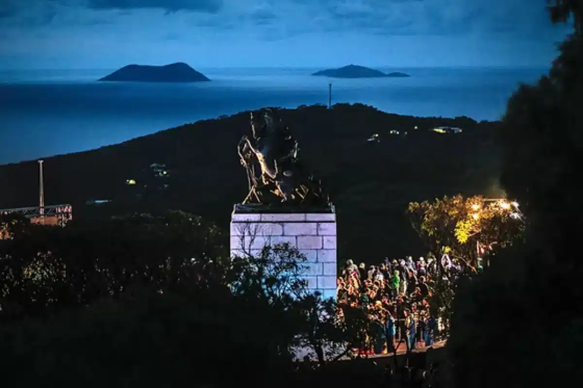 national anzac centre albany WA at dawn service
